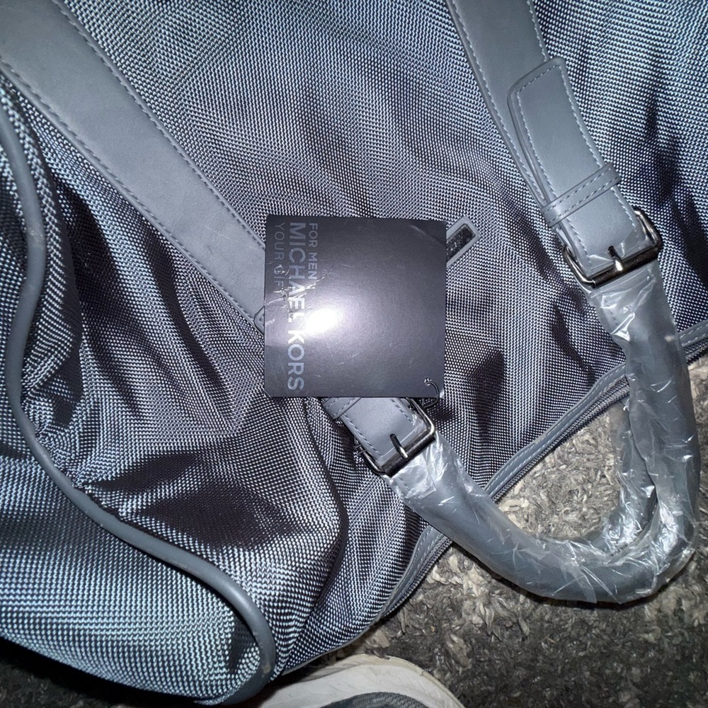 Michael Kors Black and Gray Duffel Bag - Picture 13 of 15